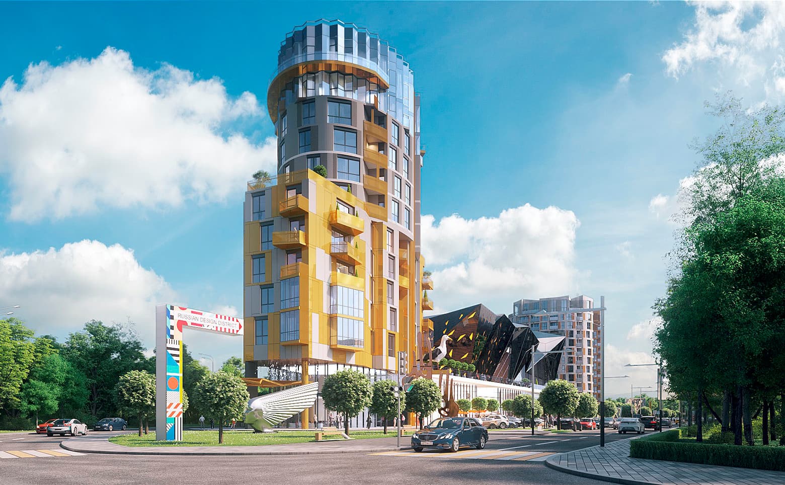 ЖК «Russian Design District» — рендер 6